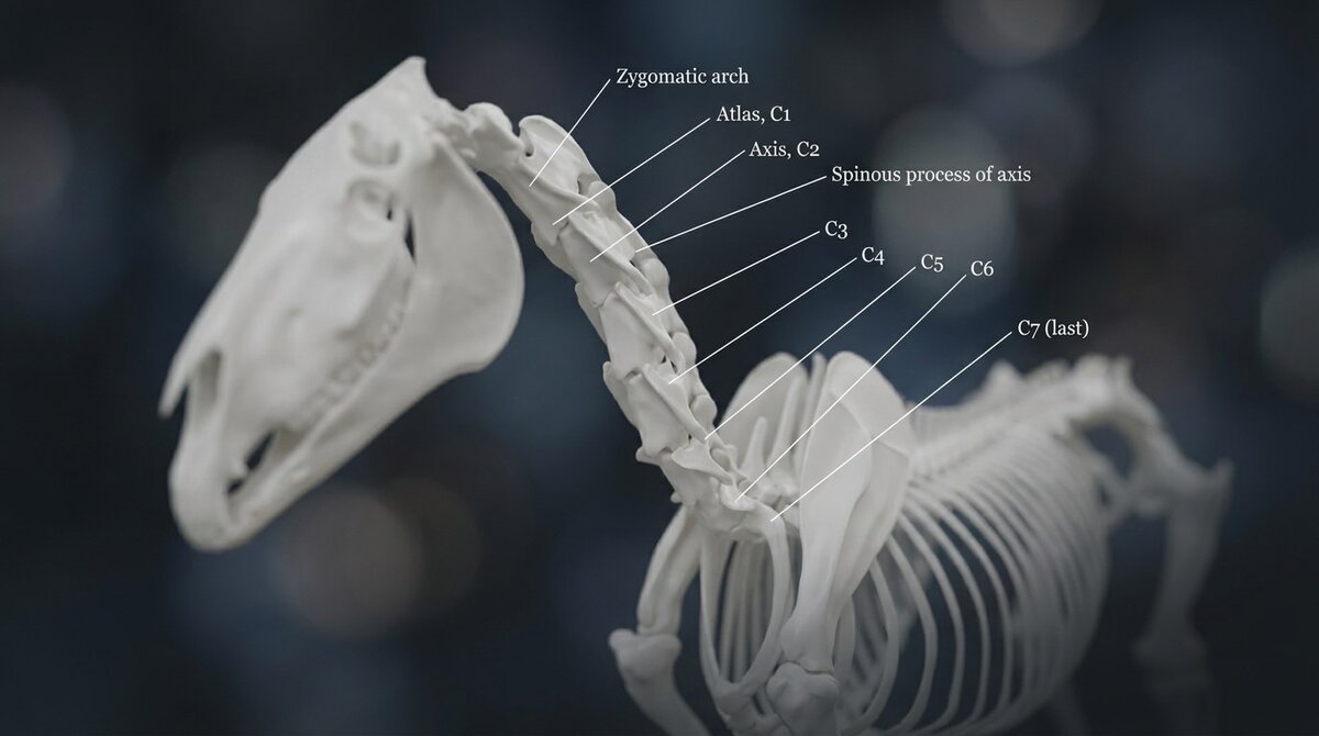 Horse Neck and Cervical Spine Anatomy Explained